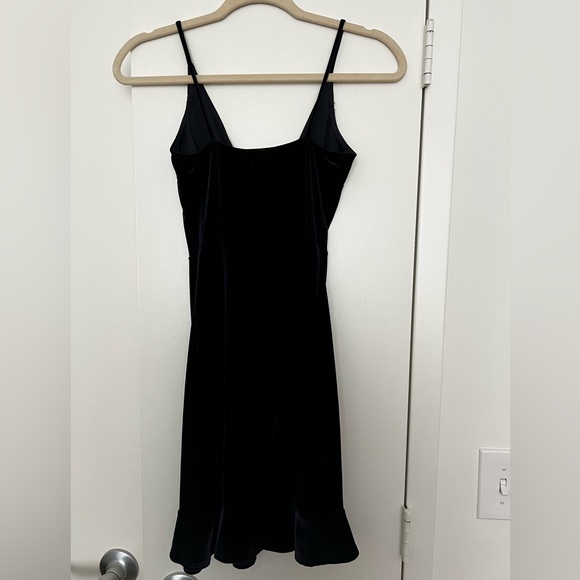 Navy Velvet Dress - Picture 3 of 5
